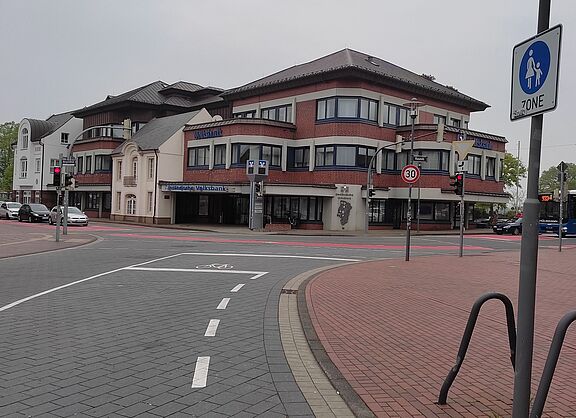 Kreuzung am Windhorstplatz in Meppen