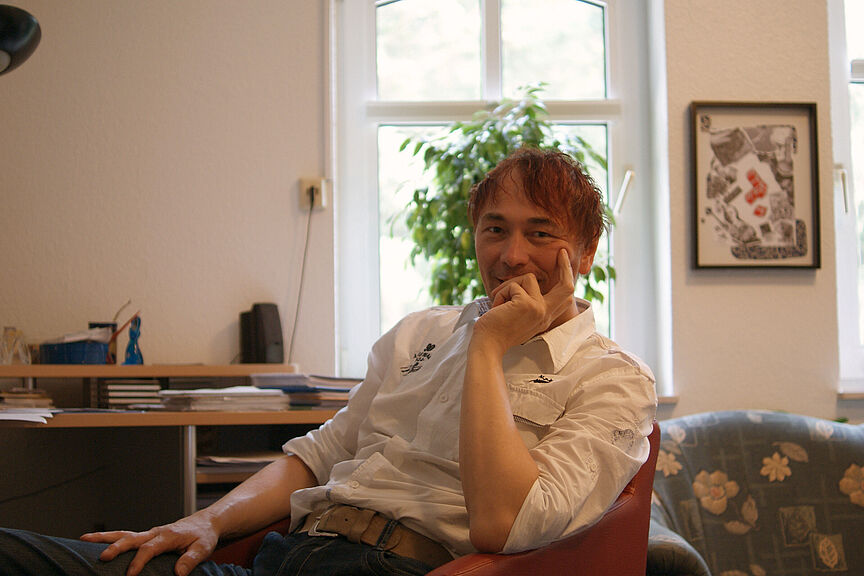 Andreas Wotte Bild: Andreas Wotte bei der Arbeit