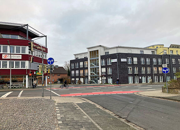 Bedarfsampel an der Wilhelm-Berning-Straße in Lingen