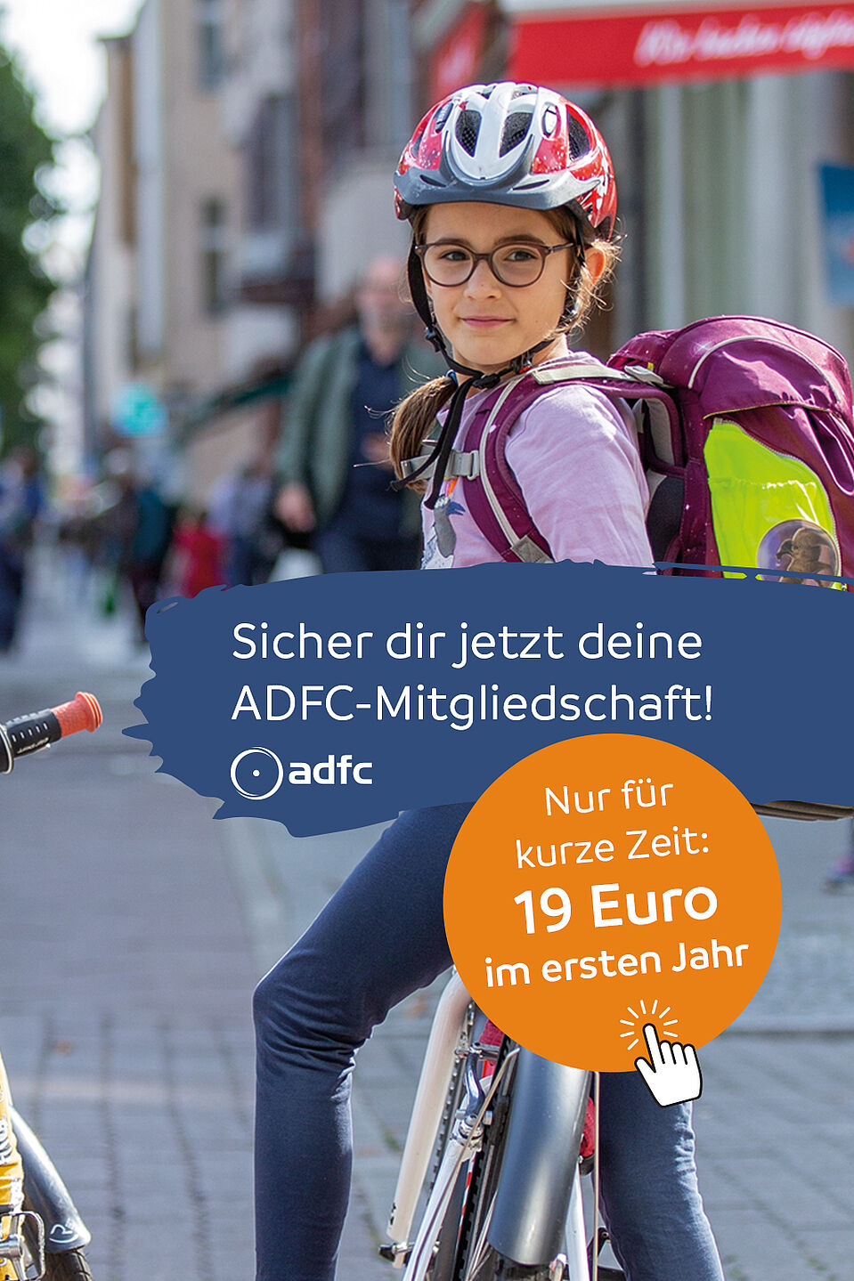 Werbeaktion Frühjahr Einstieg Werbemotiv ADFC Einstiegsmitgliedschaft