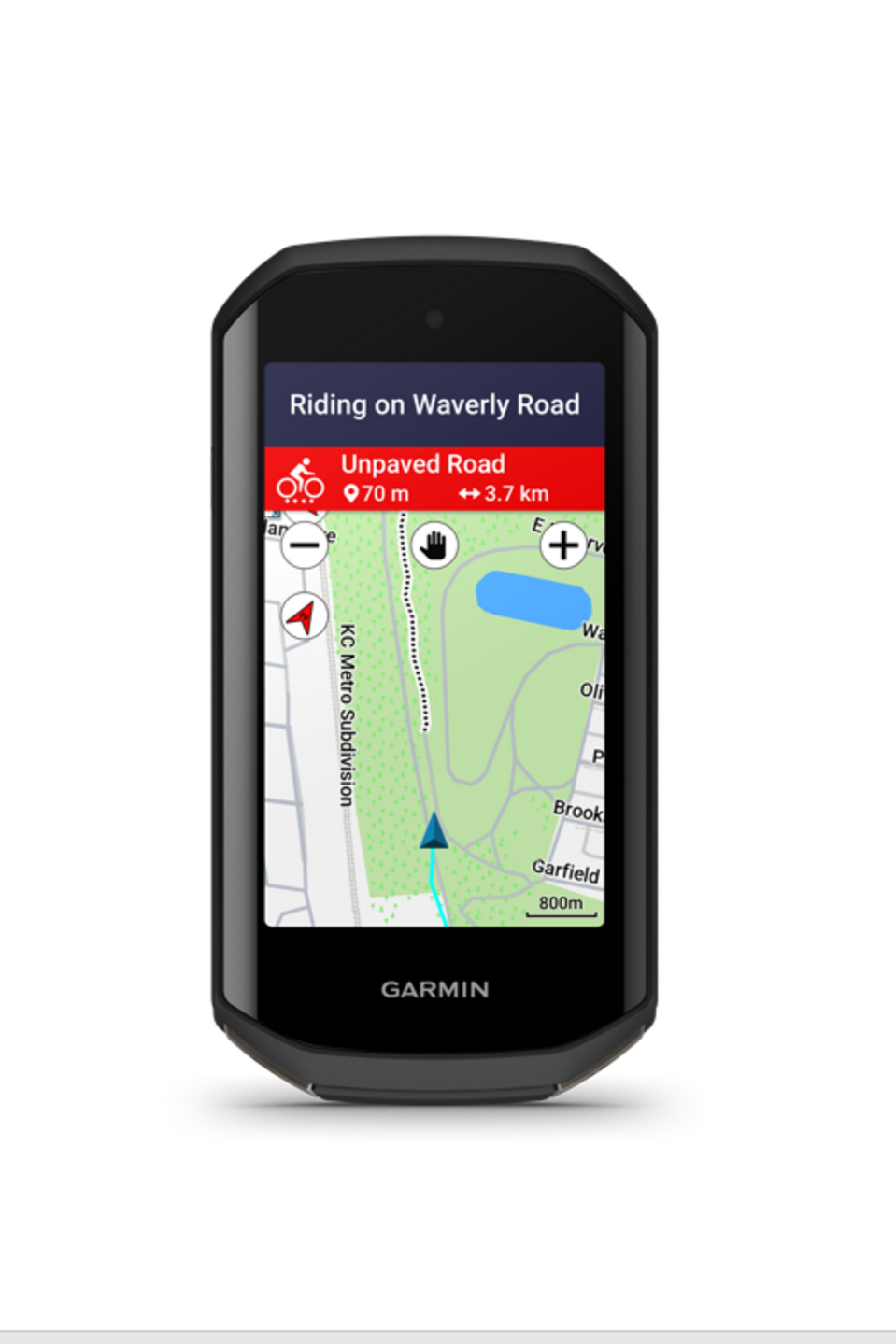 Topmodell mit LCD-Display: Der Garmin Edge 1050 Bild des Navigationscomputers Garmin Edge 1050.
